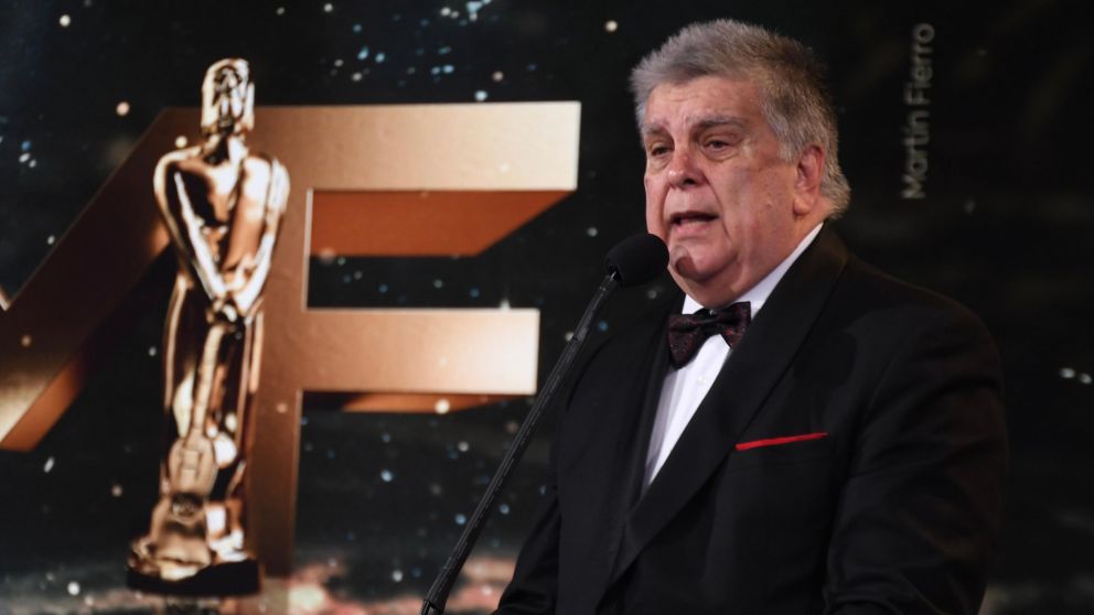 Luis Ventura en los Premios Martín Fierro 2024. (Foto: Diario Crónica/ Nahuel Ventura).