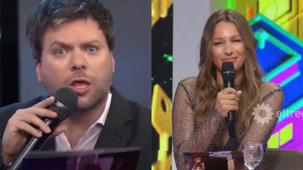 La sorpresiva reacci�n de Guido Kaczka en "Los 8 Escalones" (Foto captura de El Trece).