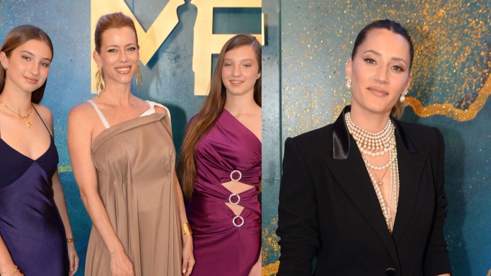 La reacción de Indiana y Allegra Cubero al reencuentro de Nicole Neumann y Mica Viciconte. (Foto: Diario Crónica/ Nahuel Ventura).