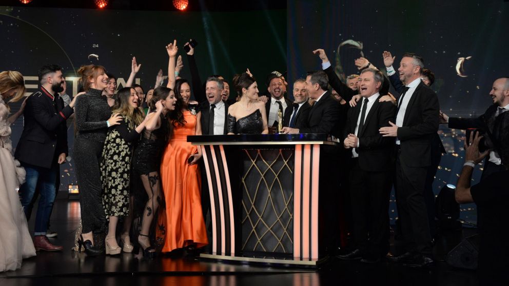 Telefé Noticias se llevó el Martín Fierro de Oro. (Nahuel Ventura/Crónica)