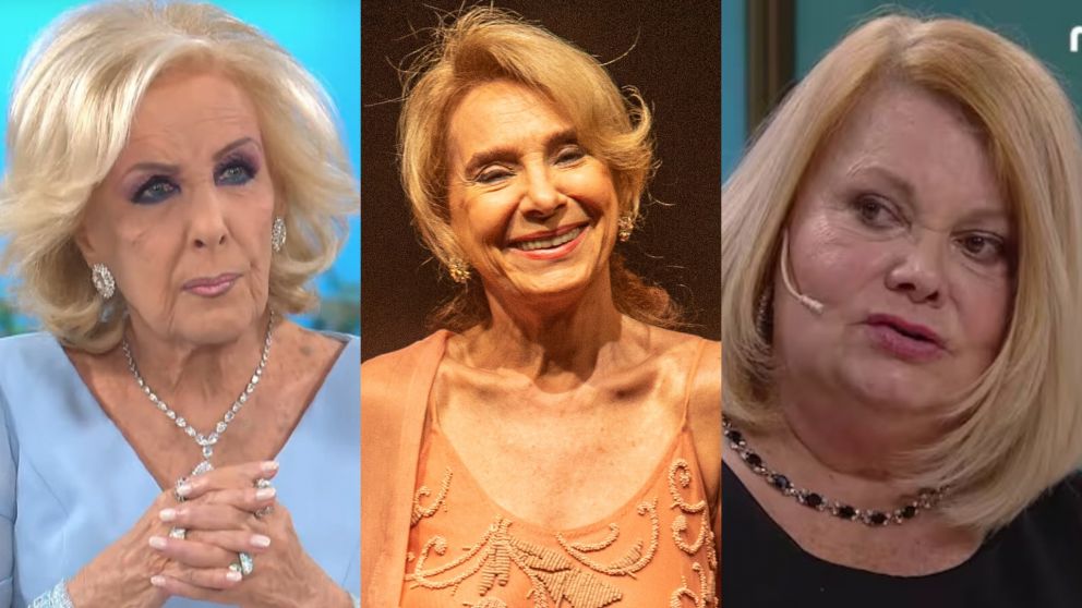 Mirtha Legrand y Marta González recordaron a Selva Alemán, a pocos días de su muerte. (Foto: El Intransigente, El Trece, Página 12).