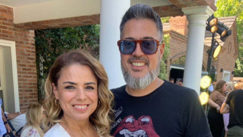 Marina Calabró y Rolando Barbano viajaron a Brasil.
