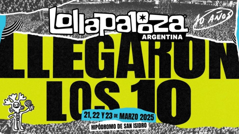 Lollapalooza 2025 confirmó su line-up.