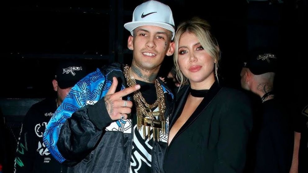 El entorno de Wanda Nara no quiere a L-Gante en la vida de la conductora. (Foto: El Trece).