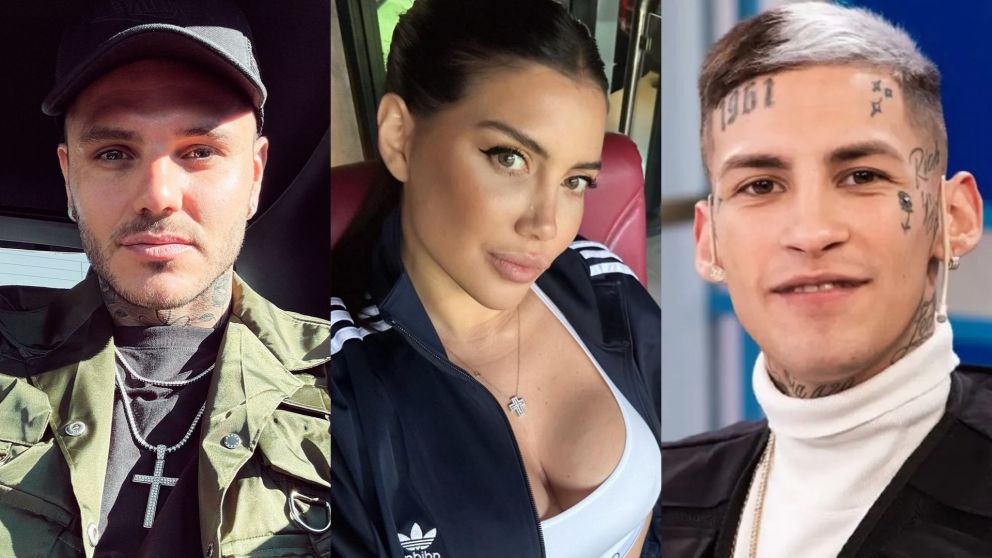 El encuentro de Wanda Nara con L-Gante que reavivó los rumores de romance tras el regreso de Mauro Icardi a la Argentina. (Foto: Instagram/ @mauroicardi @wanda_nara).