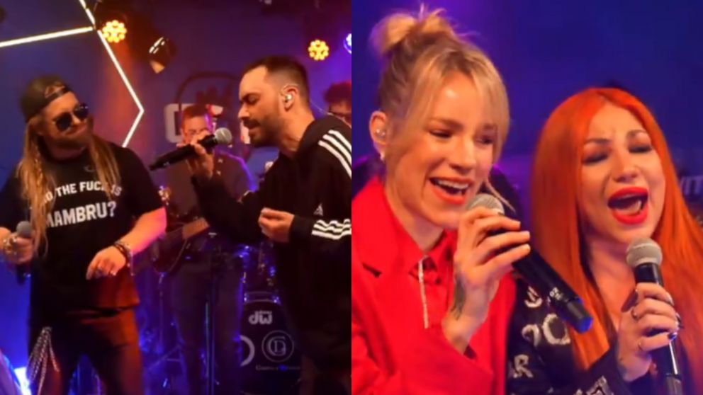 El reencuentro de Mambrú y Bandana (Foto captura de Olga).