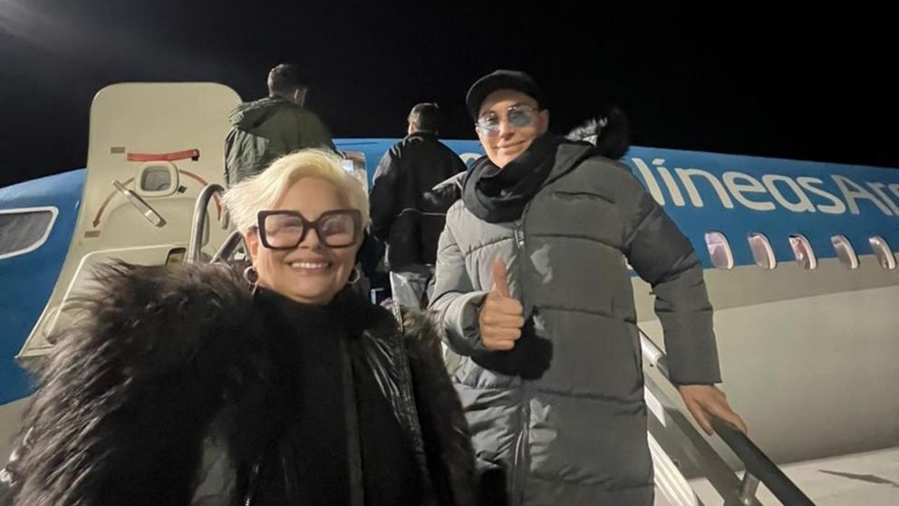 La verdad sobre el vuelo de Marcelo Polino y Carmen Barbieri (X/@MarceloPolino).