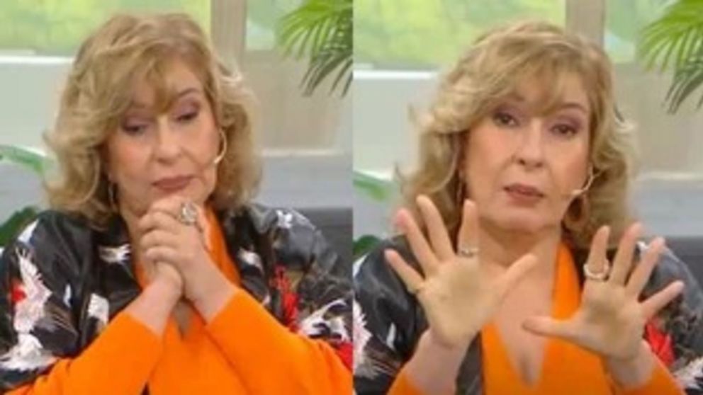 Georgina Barbarossa lloró con el relato de una jubilada.