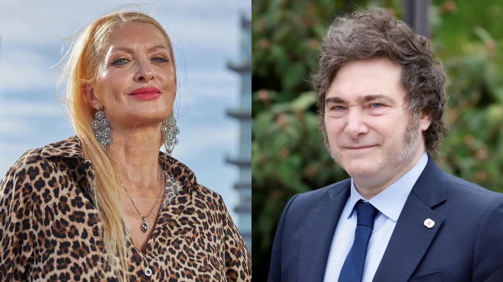 Yuyito González negó los rumores de crisis con Javier Milei y aseguró que están "casados". (Foto: La Nación y Tribune de Geneve).