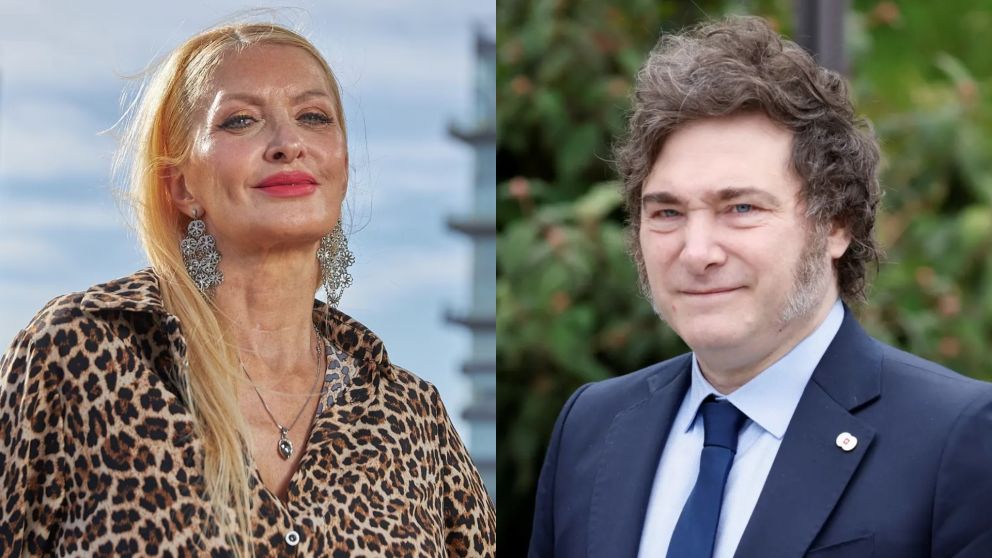 Yuyito González negó los rumores de crisis con Javier Milei y aseguró que están "casados". (Foto: La Nación y Tribune de Geneve).