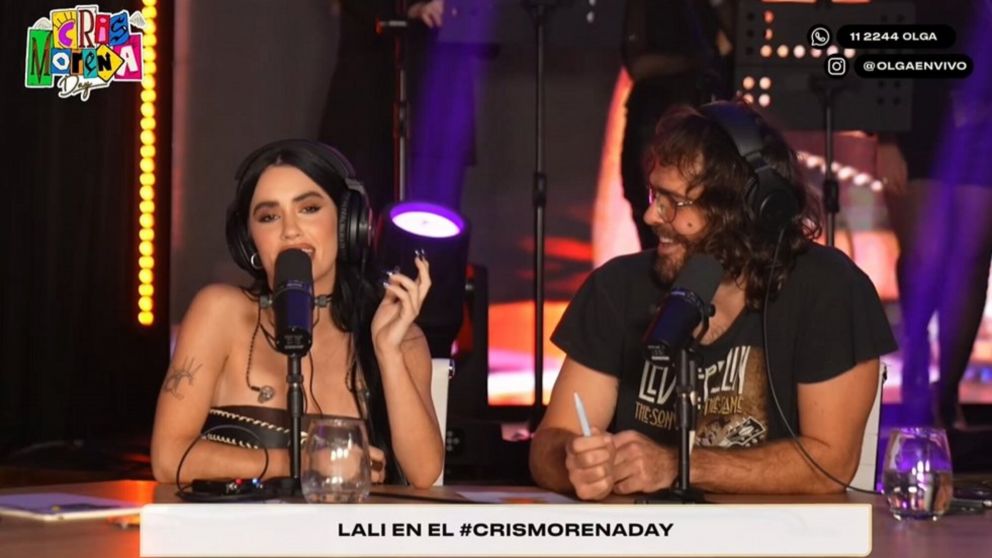 Lali Espósito y Peter Lanzani juntos en el "Cris Morena Day"