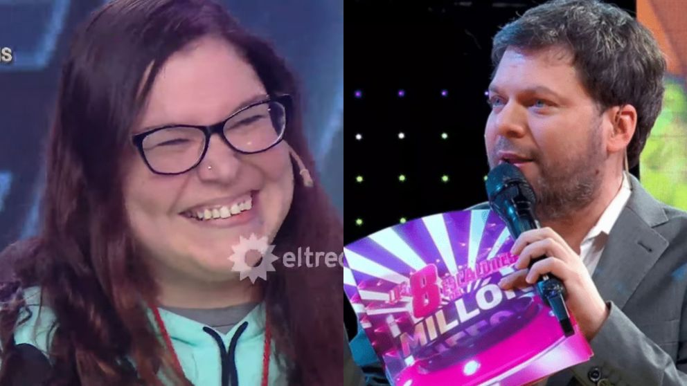 Guido Kaczka recibió un increíble regalo de una jugadora en "Los 8 escalones".