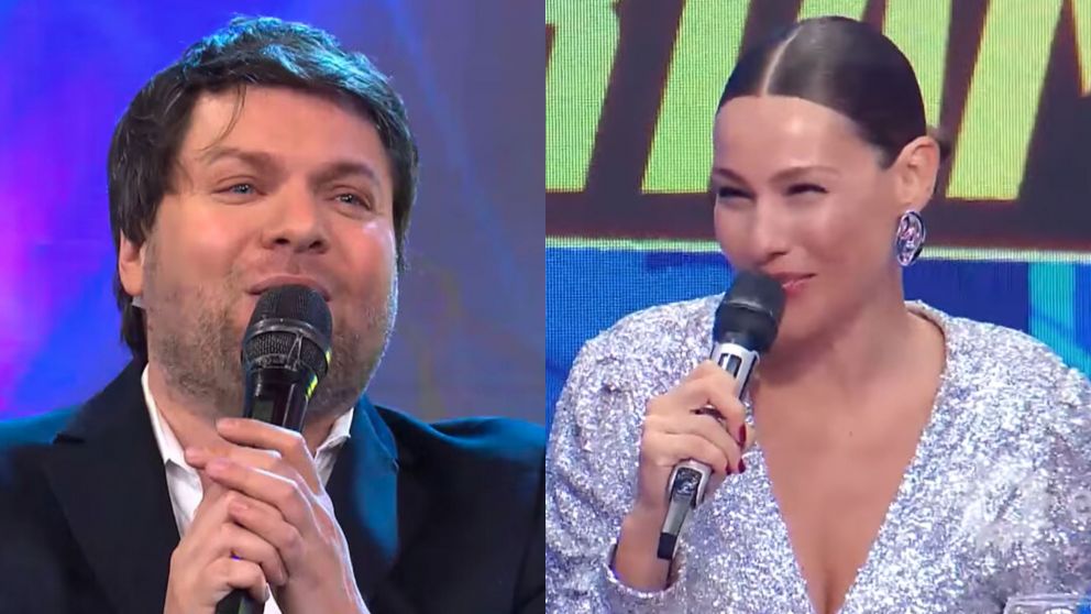 Pampita frenó a Guido Kaczka en "Los 8 escalones".