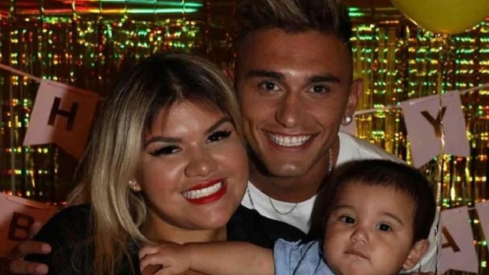 More Rial ,su expareja Facundo Ambrosioni y el hijo que tienen juntos, Francesco.