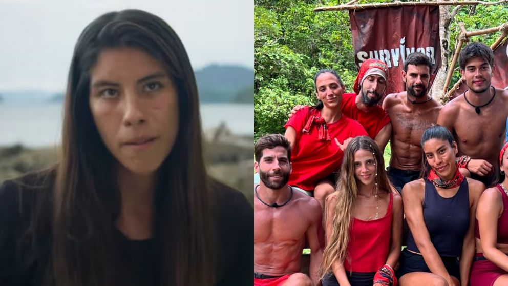 Inés de "Survivor", furiosa con sus excompañeros del equipo rojo. (Foto: Instagram/ @marley_ok).