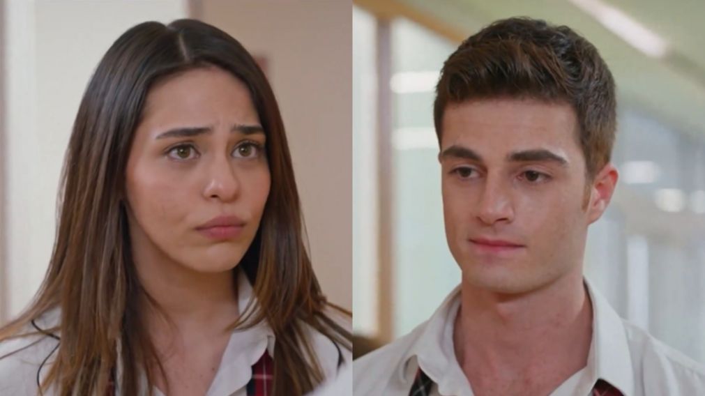 La tierna escena de hermanos en "Todo por mi hogar" (Foto captura de Telefe).