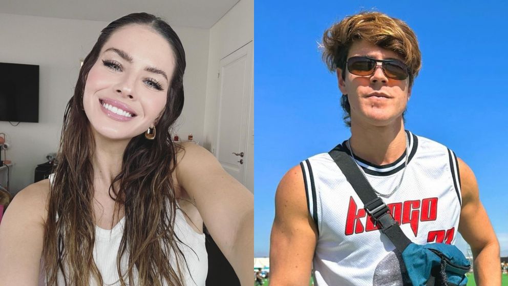 La China Suárez se refirió al video con Marcos Ginocchio que borró de las redes. (Foto: Instagram/ @sangrejaponesa y @marcosginocchio).