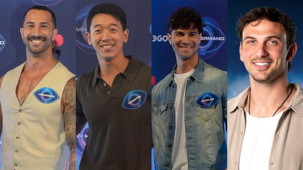 "Los bros" de "Gran Hermano 2024" tendrán su propio programa de streaming. (Foto: Telefe y Diario Crónica/ Fernando Pérez Re).