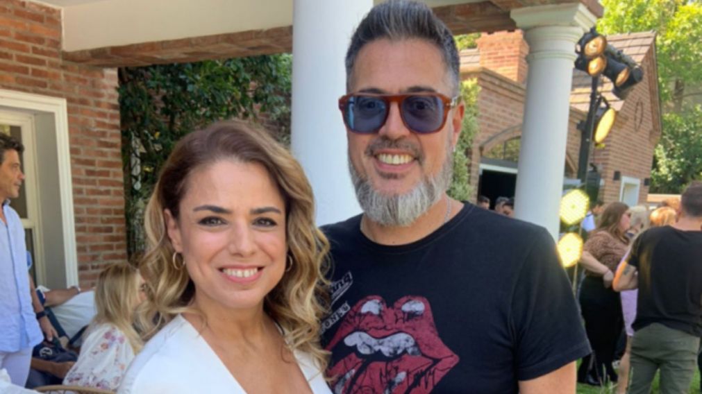 El reencuentro de Marina Calabr� y Rolando Barbano que termin� en un grave esc�ndalo con sus vecinos.
