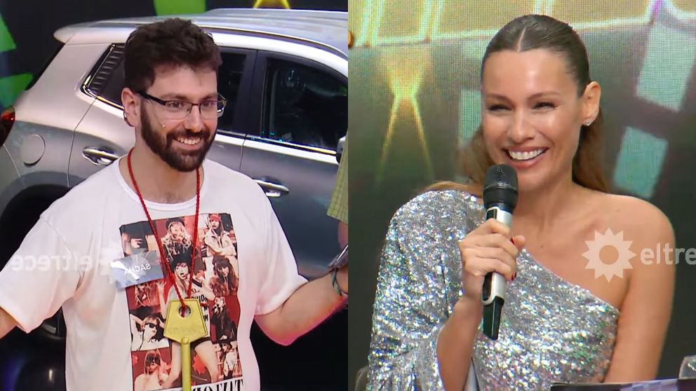 La cábala "swiftie" que sorprendió a Pampita en "Los 8 escalones". (Captura El Trece)
