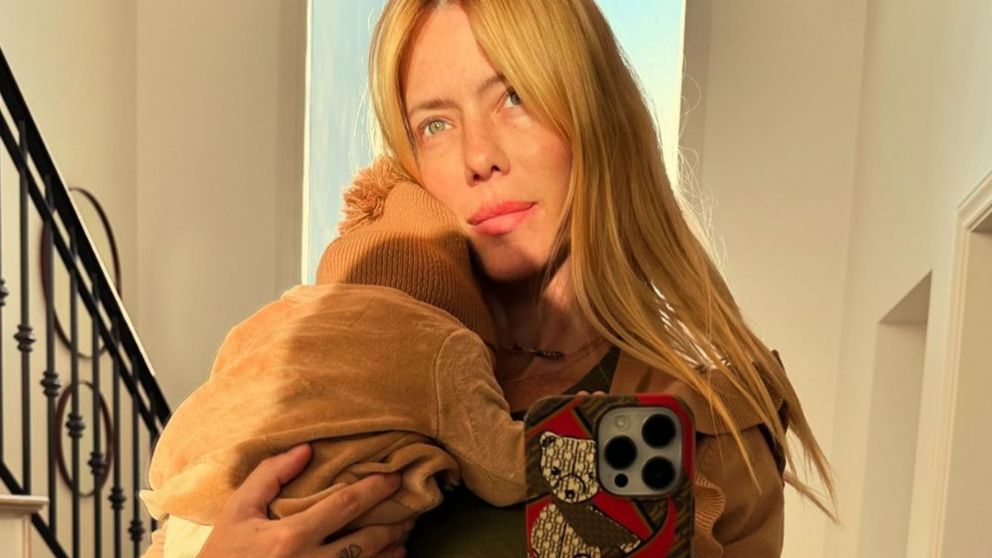 Nicole Neumann comparti� sus tiernas ma�anas con Cruz Urcera. (Instagram)