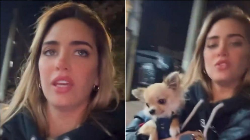 El momento de susto de Sabrina de "Gran Hermano 2024" (Instagram/@cortezsabri).