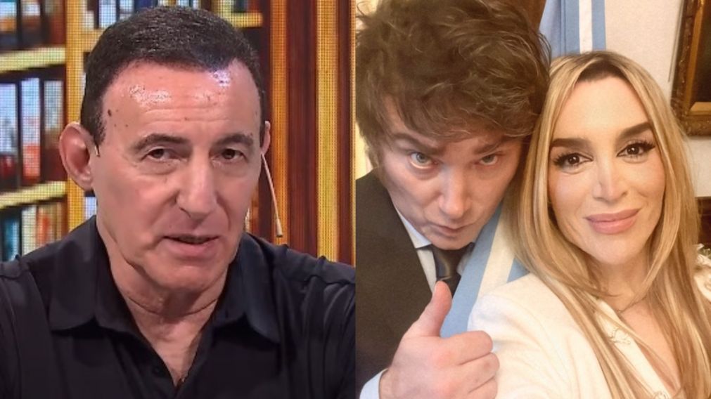 Norberto Marcos, dur�simo con F�tima Florez por su relaci�n con Javier Milei. (Foto: Instagram/ @soyfatimaflorez y Captura Am�rica TV).