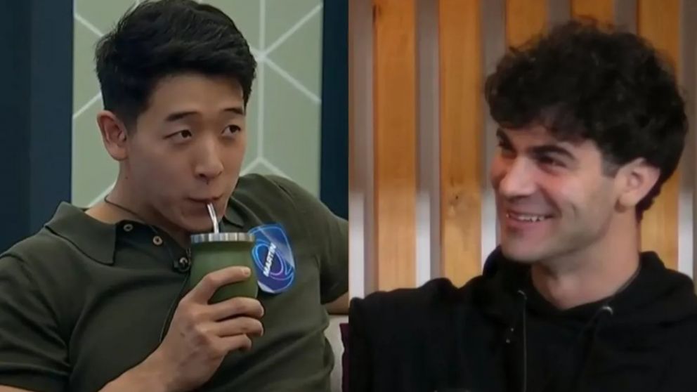 El Chino de "Gran Hermano 2024" habló con Nicolás sobre su apoyo a Bautista y tuvo que ser frenado. (Telefe)