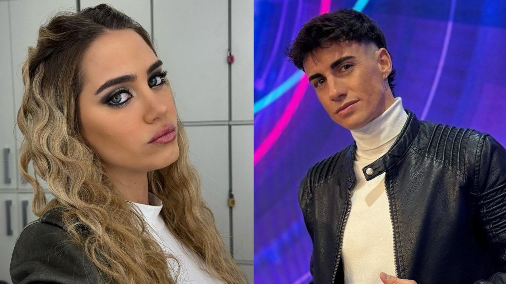 El acercamiento de Sabrina y Alan de "Gran Hermano 2024" (Instagram/@cortezsabri y @alan.simone).