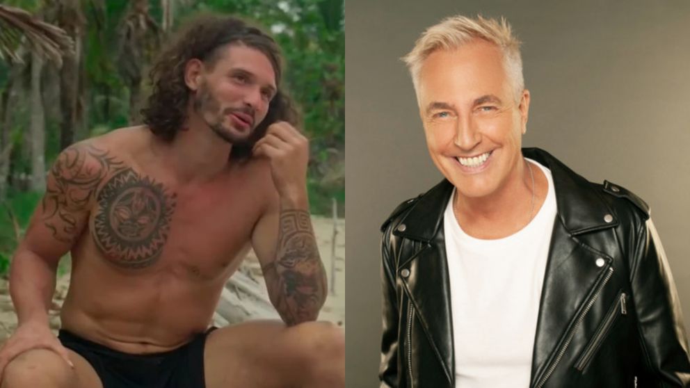 Marley presentó al primer participante de "Survivor Expedición Robinson", con desnudo total.