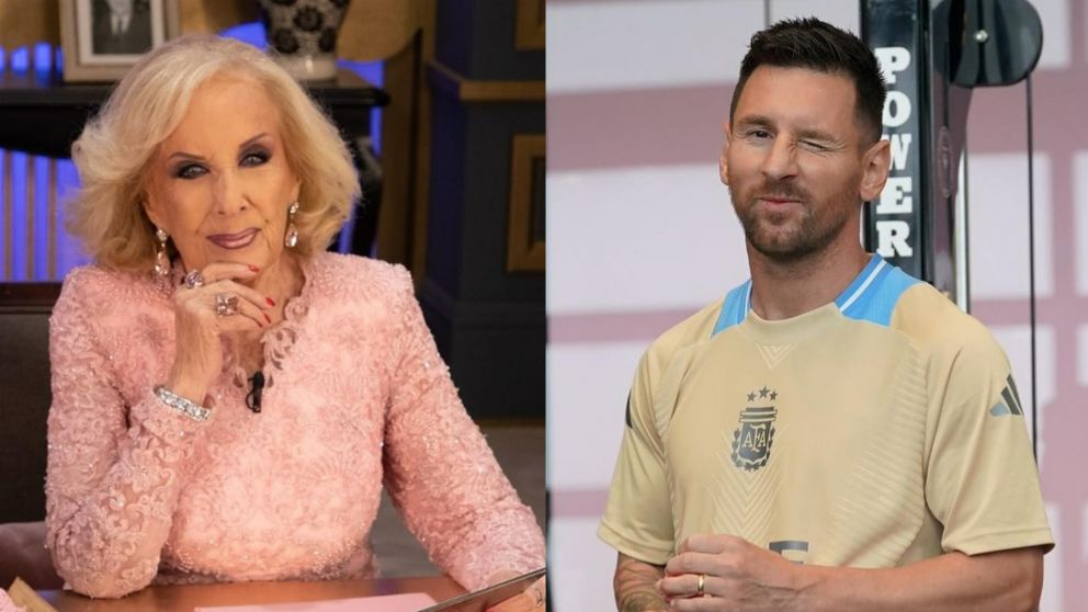 El pedido especial de Mirtha Legrand a Lionel Messi. (Instagram/@leomessi y @mirthalegrand).