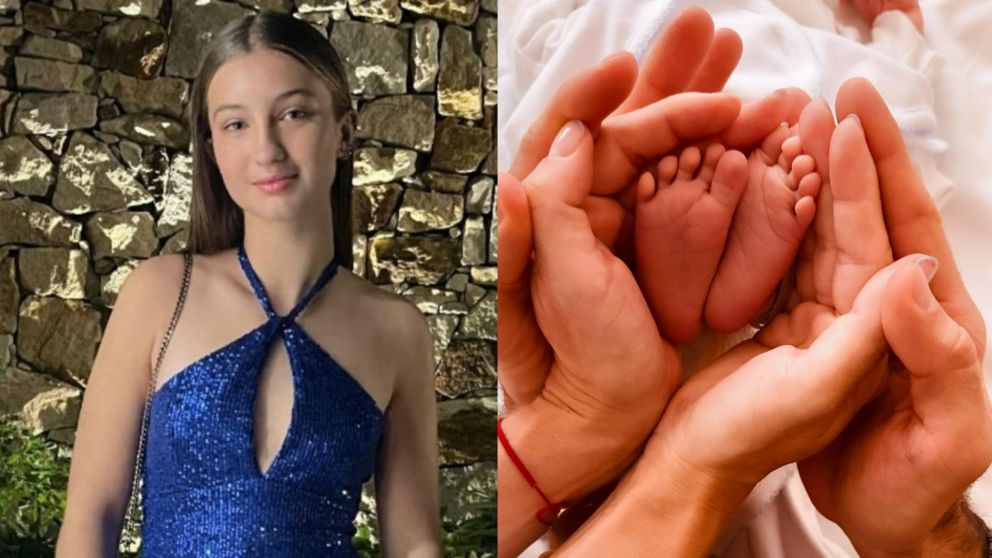 La tierna foto de Indiana Cubero y Nicole Neumann (Foto web e Instagram/@nikitaneumannoficial).