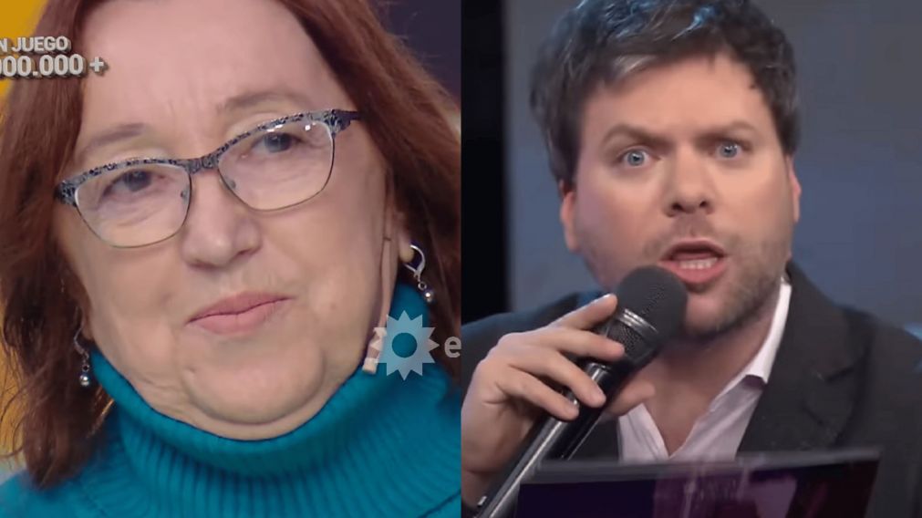 La jugadora sorprendió a Guido Kaczka en "Los 8 escalones".