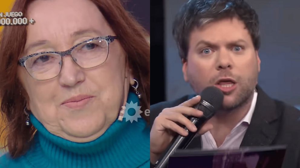 La jugadora sorprendió a Guido Kaczka en "Los 8 escalones".