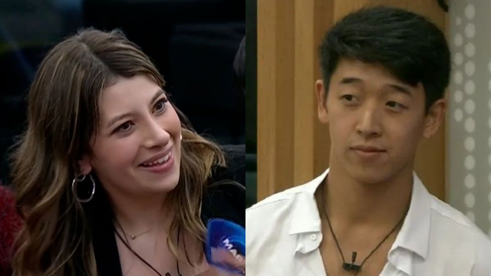 Martín Ku de "Gran Hermano 2024" reaccionó a la cirugía estética de su novia.