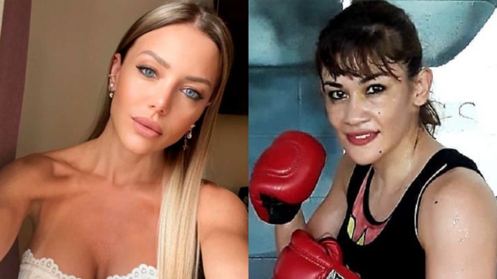 Evangelina Anderson y la Tigresa Acuña protagonizaron una pelea de boxeo en "Los 8 escalones".