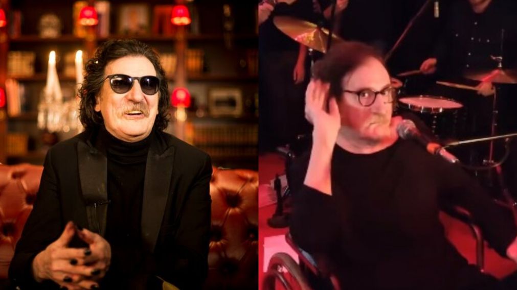 Reapareció Charly García y brindó un show íntimo en un hotel de Buenos Aires. (Foto: La Nación y Página 12).