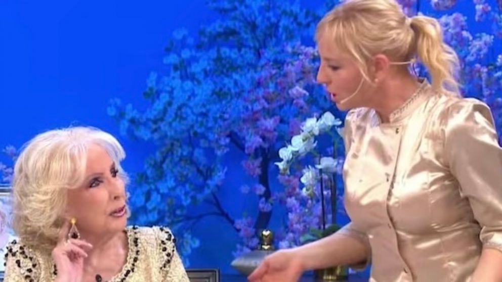 Mirtha Legrand se quejó del menú de Jimena Monteverde en pleno programa. (Foto: Ciudad Magazine).