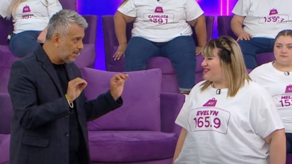 Evelyn de "Cuestión de peso" contó una dura historia de discriminación por parte de su exsuegra. (El Trece)