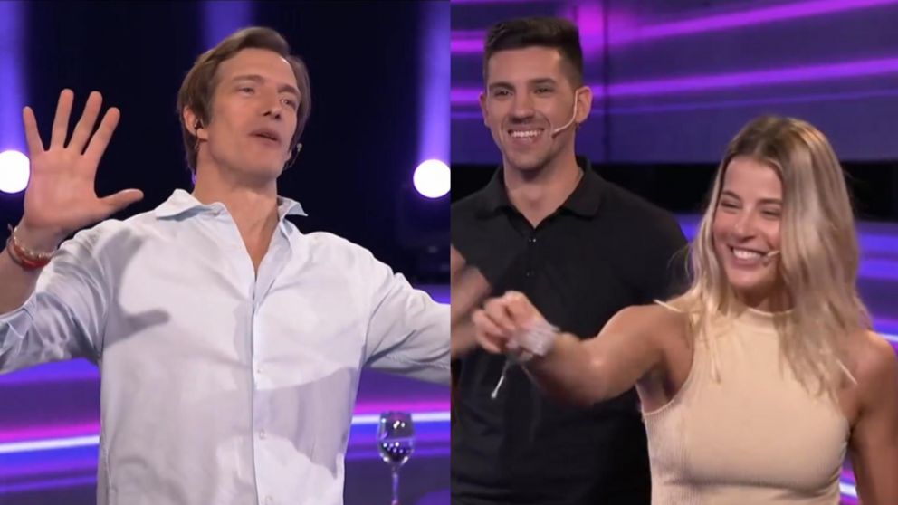 La influencia de Iván de Pineda en una dupla de "Escape Perfecto" (Foto Mi Telefe).