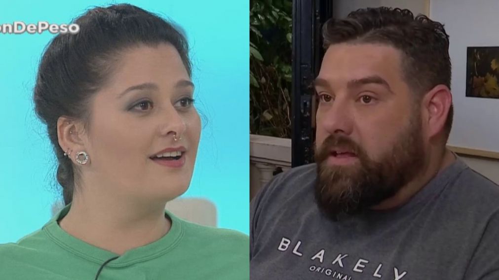 Paulo y Noelia de "Cuestión de Peso" fueron víctimas de las críticas de sus compañeros.