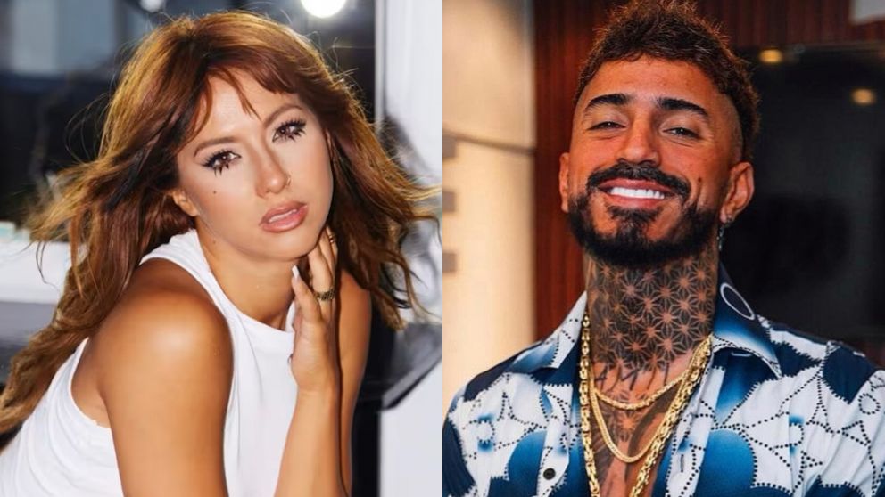 Flor Vigna y el cantante de 18 kilates sorprendieron con su demostración amorosa.