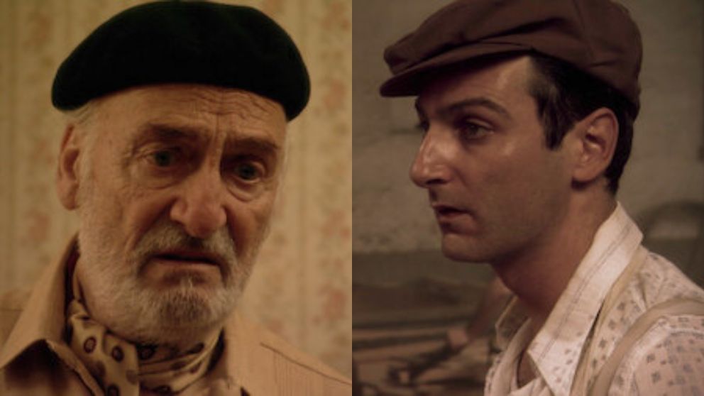 La serie dramática, disponible en Netflix Argentina, con Héctor Alterio y su hijo Ernesto. (Foto: Netflix).