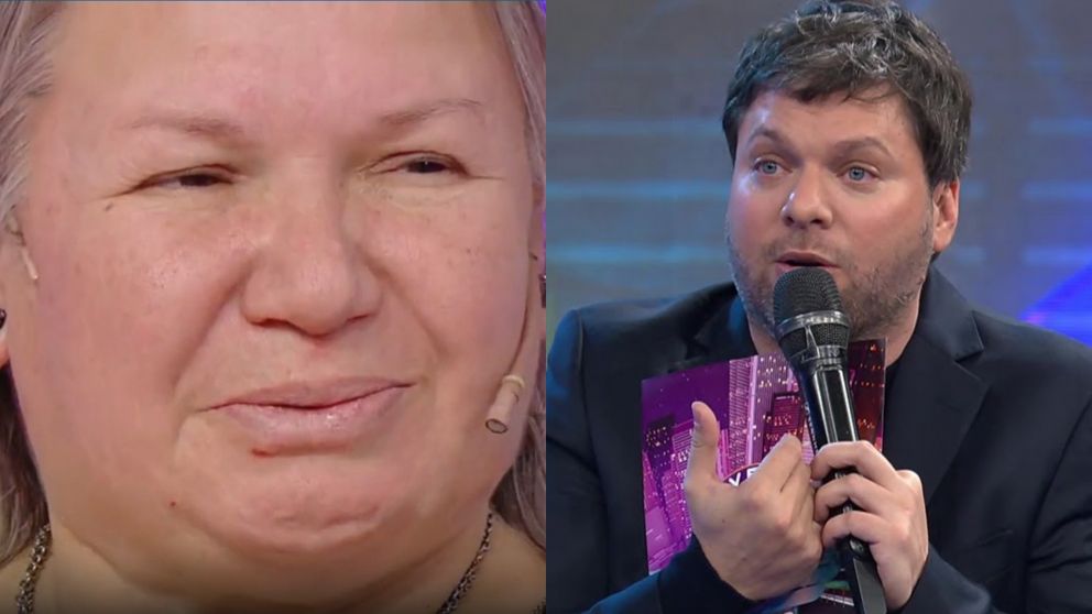 "Los 8 escalones": una participante se abalanzó sobre Guido Kaczka tras ganar los tres millones de pesos. (ElTrece)