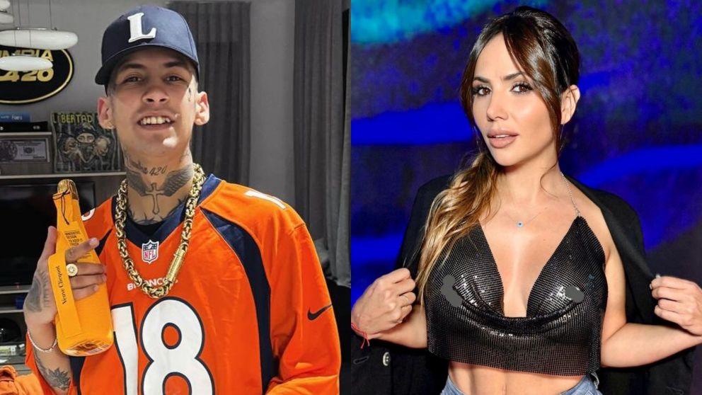 L-Gante y Romina Uhrig fueron vistos muy cerca. (Instagram: @lgante_keloke y @romina_uhrig)