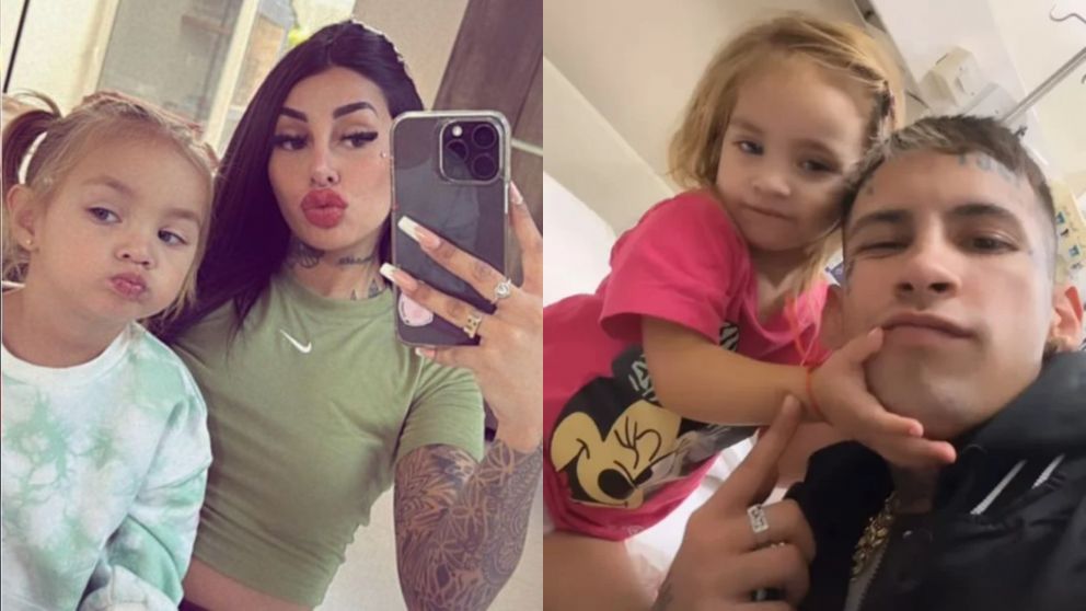 Confirmaron el diagn�stico de Jamaica, la hija de L-Gante y Tamara B�ez. (Foto: web e Instagram/ @lgante_keloke).