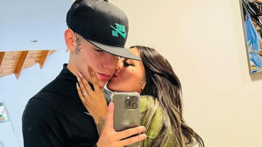 El nuevo novio de Tamara Báez la acompaña durante la internación de la hija de L-Gante. (Instagram: @tamarabaez777)