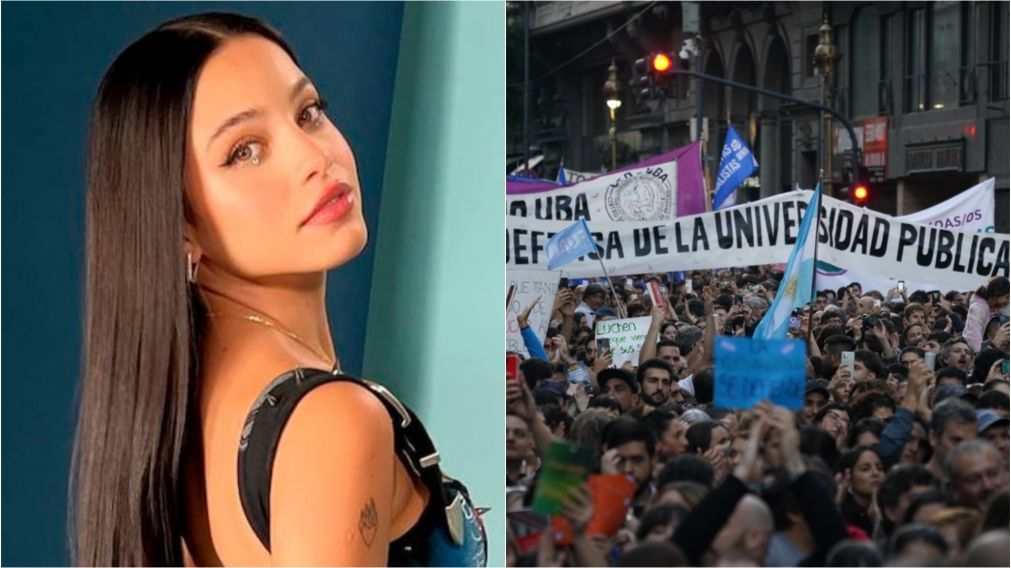 Emilia sorprendió con un mensaje politico defendiendo la educación publica.
