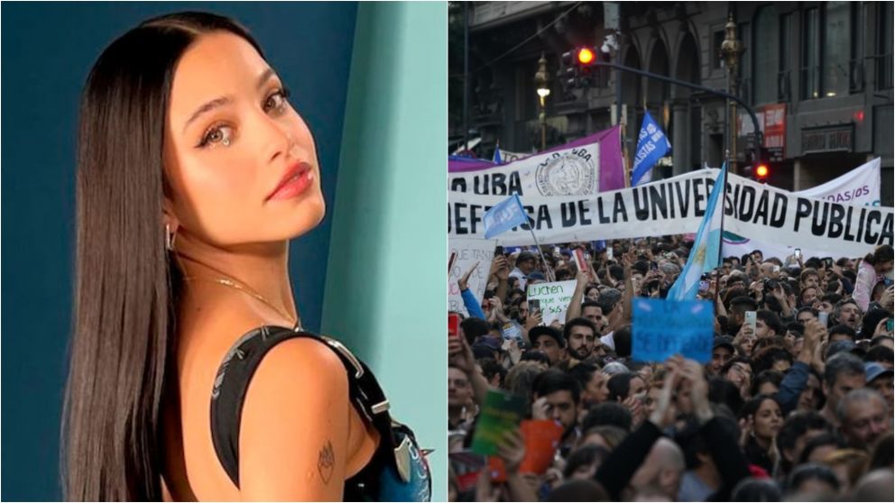 Emilia sorprendió con un mensaje politico defendiendo la educación publica.