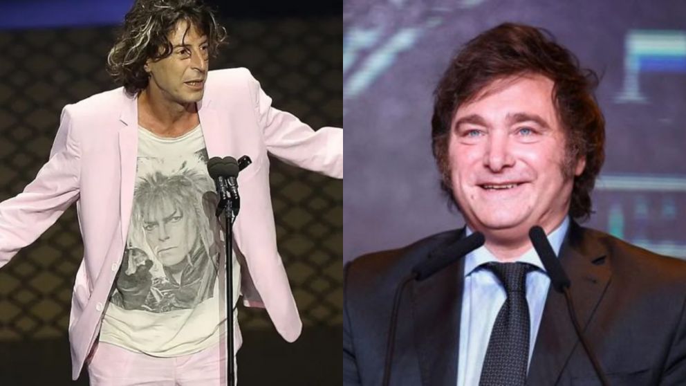 Andy Chango apunt� contra Javier Milei por los recortes en la cultura. (web)